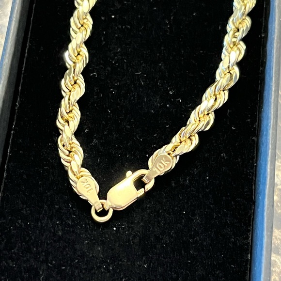 5mm 26” 10k gold rope chain - Picture 1 of 3